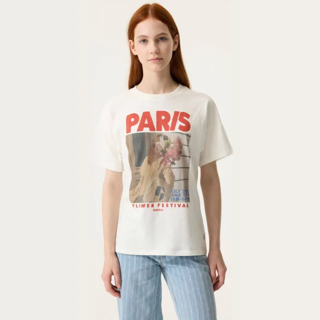 Garcia t-shirt ecru