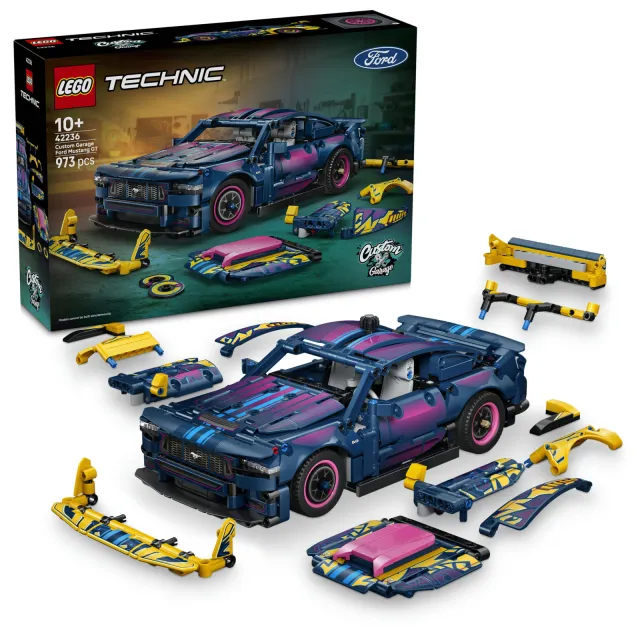 Lego Technic Aanpasbare Ford Mustang GT Auto Speelgoed 42236, foto 2