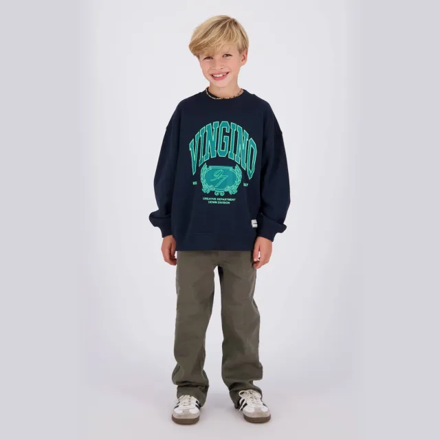 Vingino sweater met print - donkerblauw