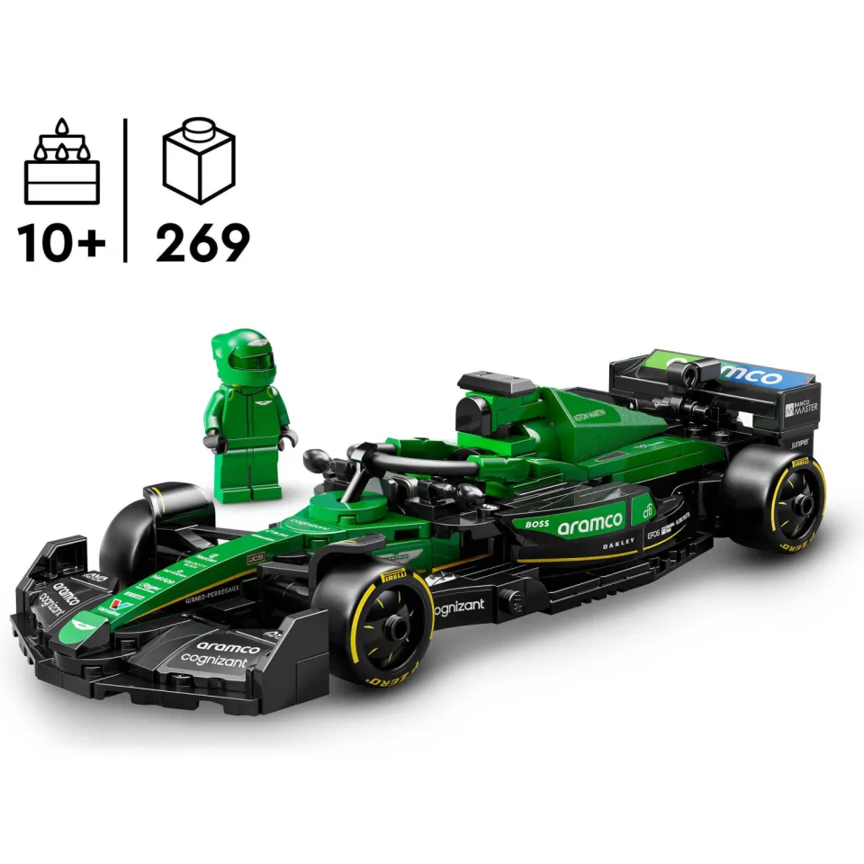 Lego Speed Champions Aston Martin Aramco F1® AMR24 racewagen 77245