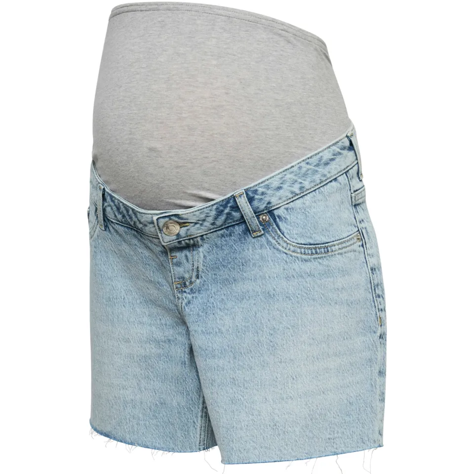Vero Moda Maternity zwangerschapsshort light blue denim, foto 2