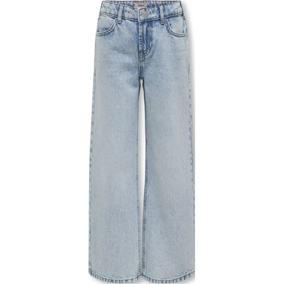 KIDS ONLY GIRL wide leg jeans light blue denim, foto 3