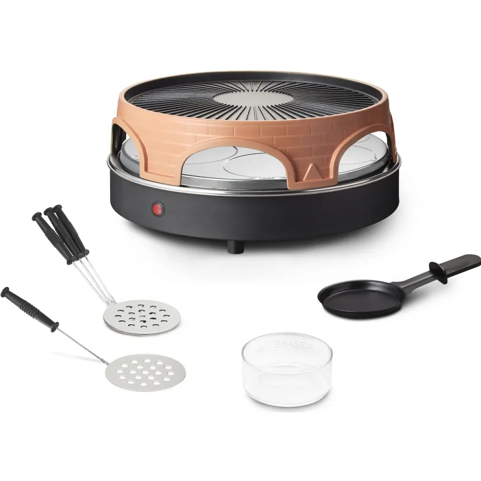 Emerio 3-in-1 Pizzarette pizzamaker zwart
