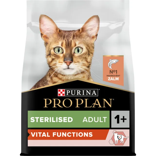 Pro Plan Sterilised Adult Vital Functions kattenvoer zalm, foto 2
