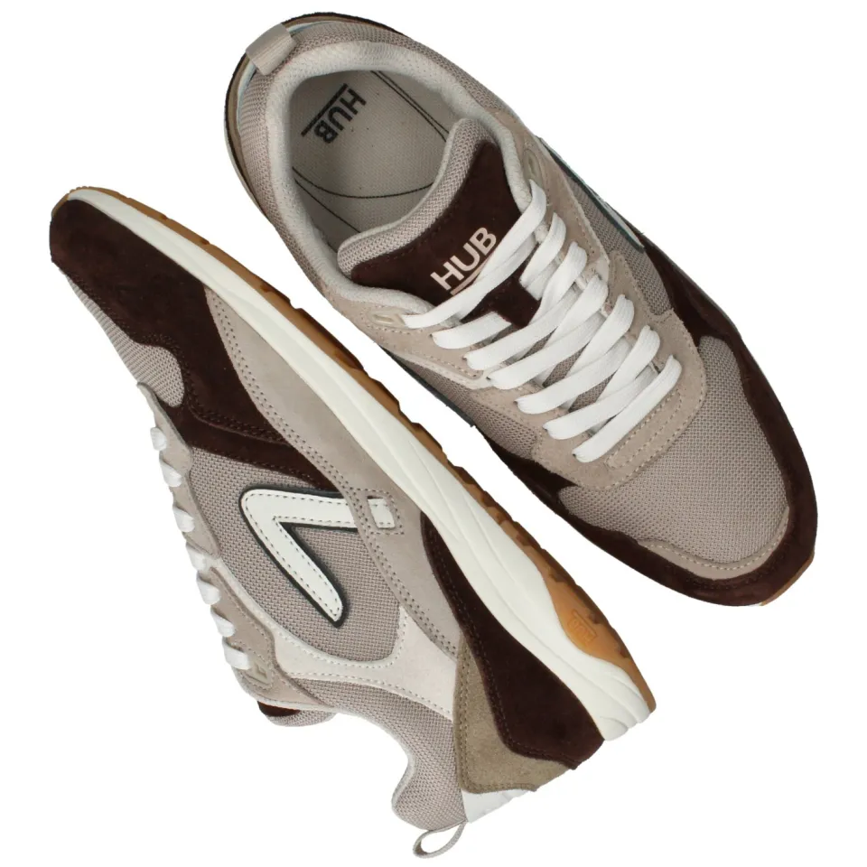 Hub Glide 2.0 mesh sneakers - beige/bruin, foto 5