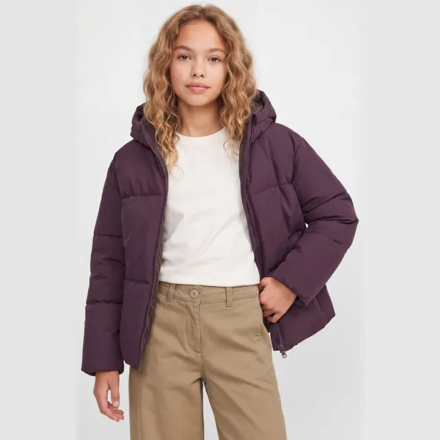 JJXX GIRL pufferjas - paars