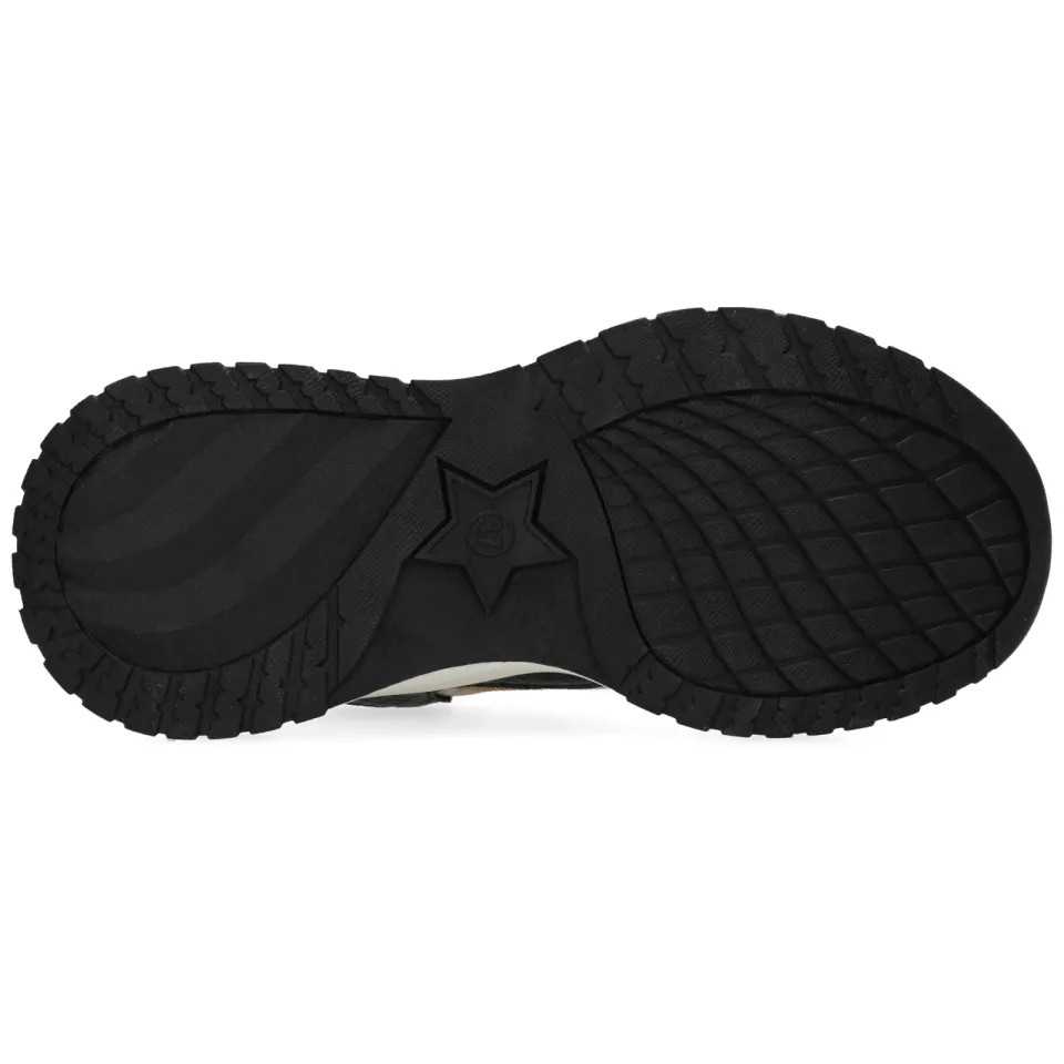 Mexx chunky sneakers beige/goud, foto 7
