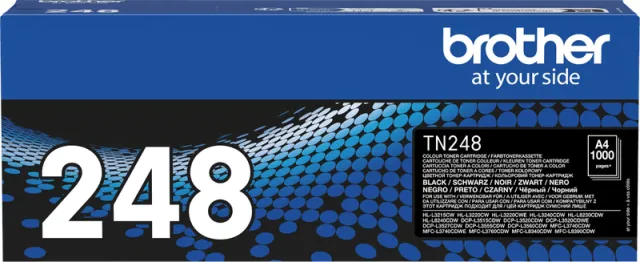 Brother TN248BK Black Toner Cartridge zwart