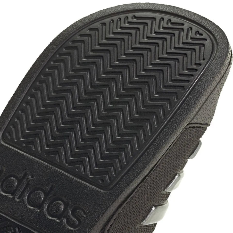 Adidas Sportswear Adilette Shower badslippers zwart/zilver metallic, foto 7