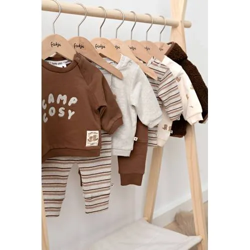 Feetje sweater Tiny Timber Tales - bruin, foto 4