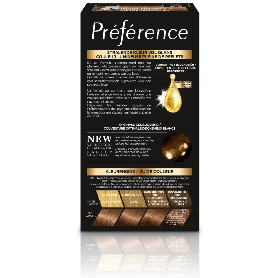 L'oréal Préférence 7.0 haarkleurmiddel middenblond 7.0 middenblond, foto 4