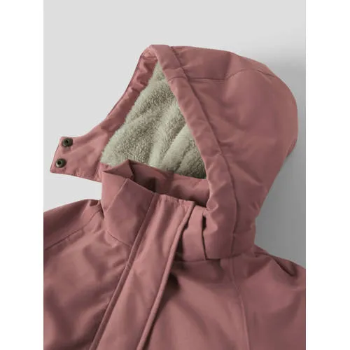 Lil' Atelier mini parka roze, foto 3