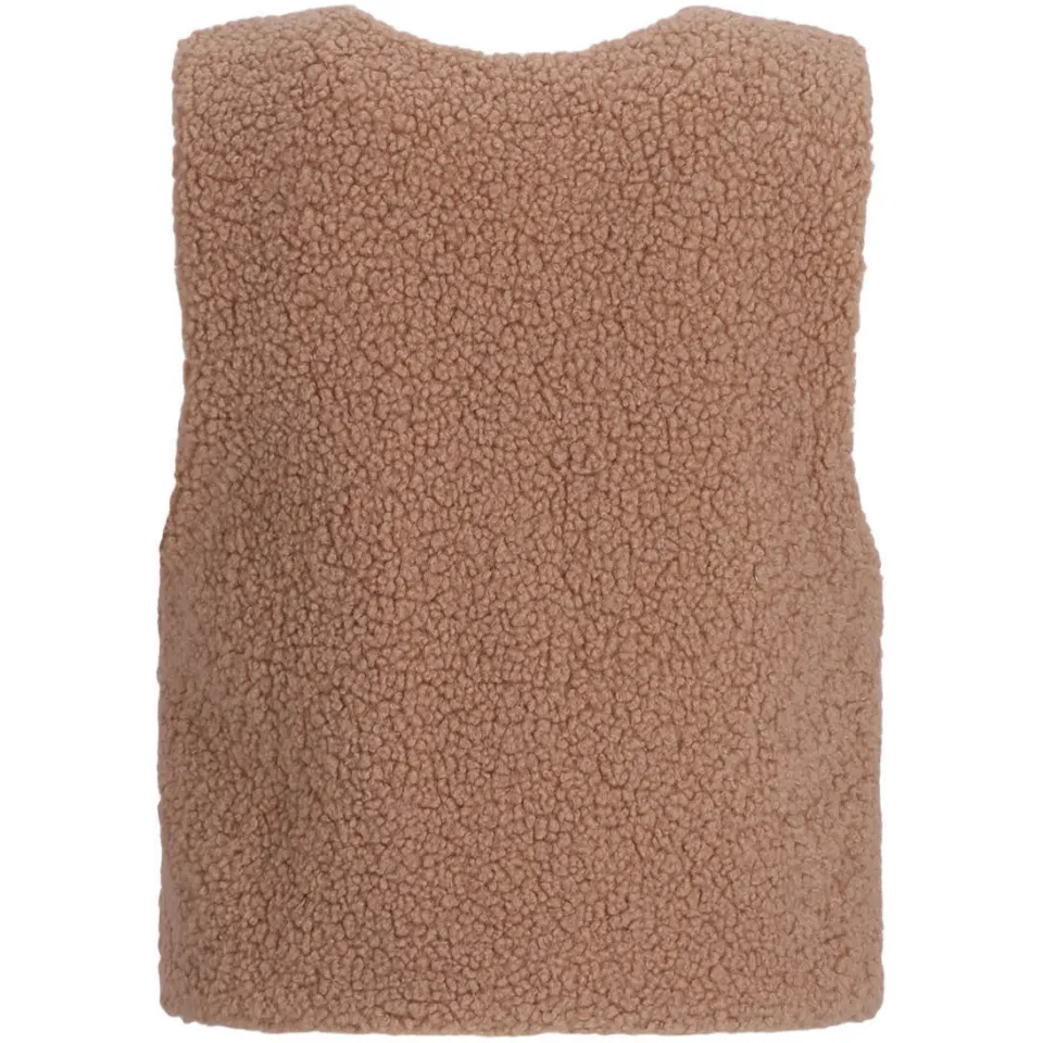 Nono teddy gilet met print - taupe, foto 3