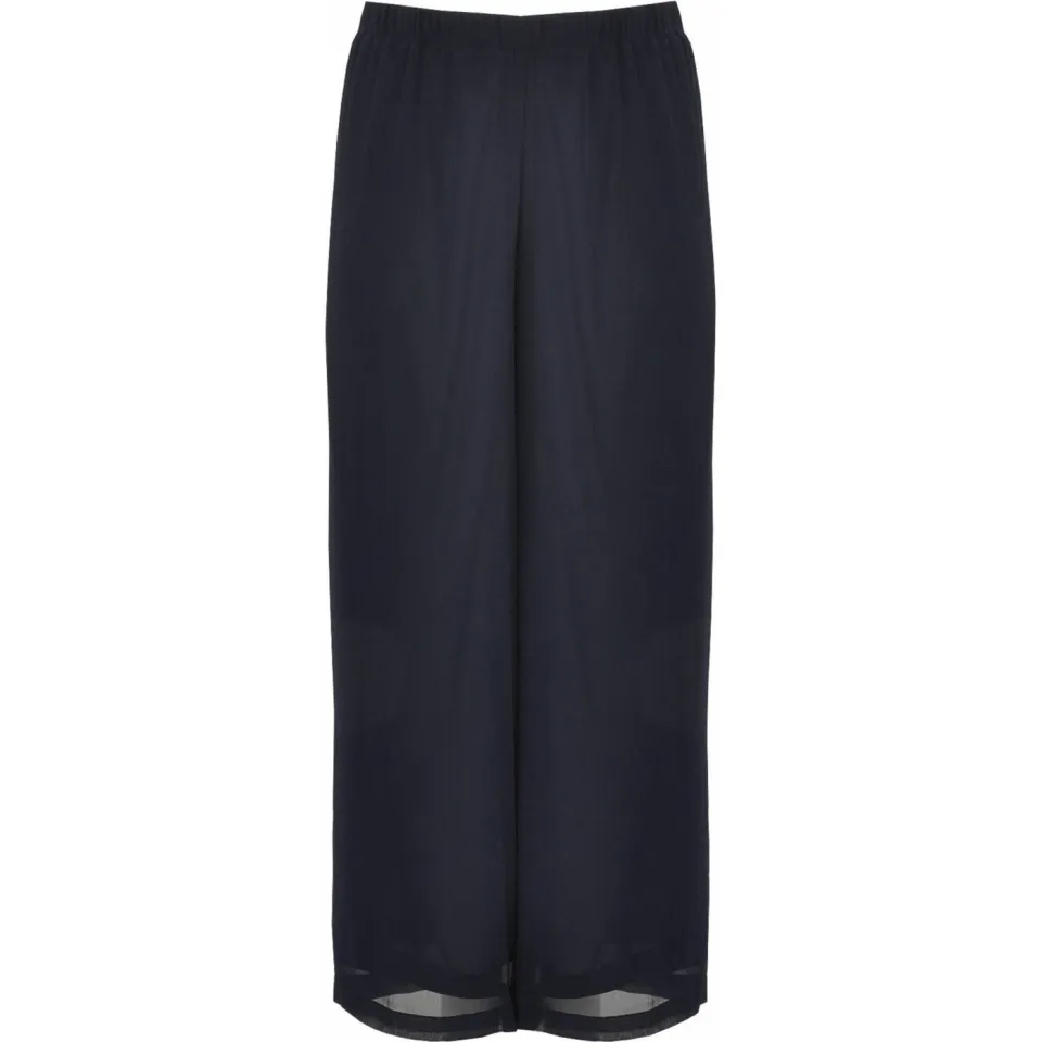 Yoek high waist broek marineblauw, foto 2