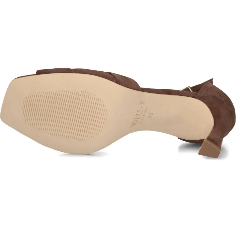 Notre-V Sandalen 6745 Bruin, foto 6