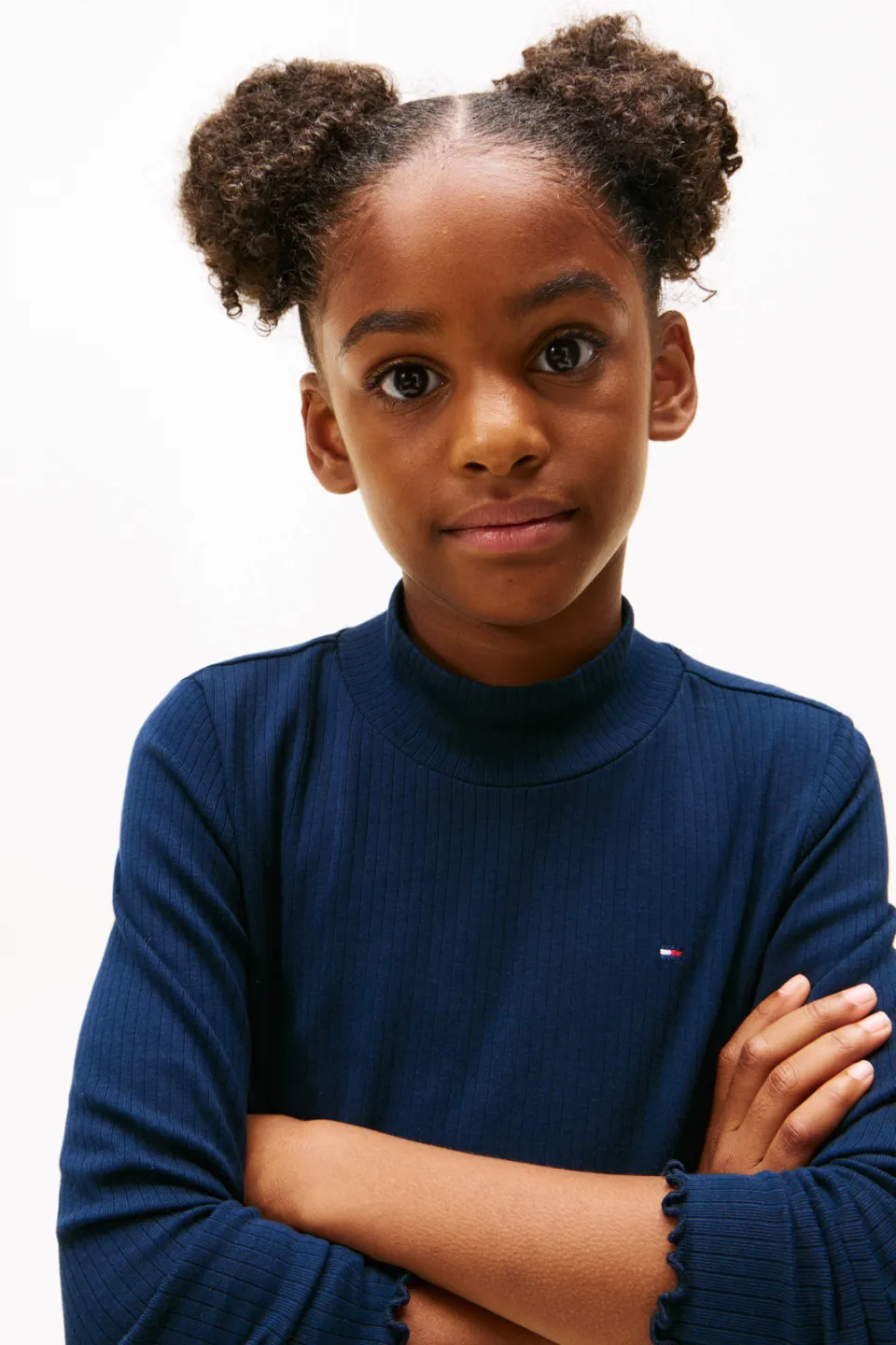 Tommy Hilfiger longsleeve donkerblauw rib, foto 5