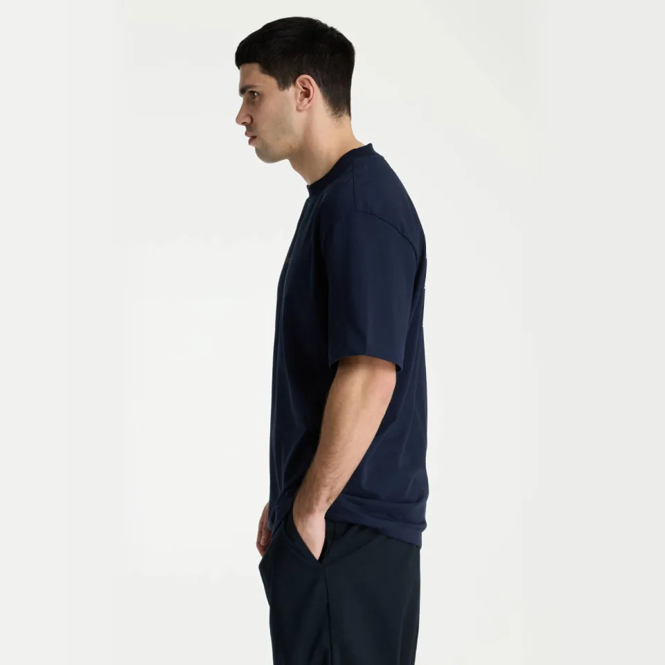 CHASIN' oversized T-shirt met backprint - navy blazer, foto 3