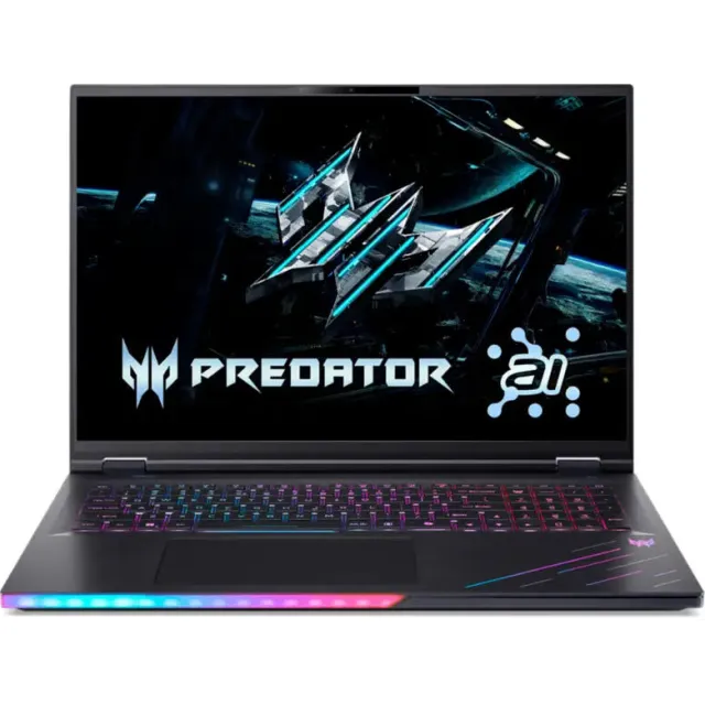 Acer Predator Helios 18 AI PH18-73-9682 gaminglaptop zwart