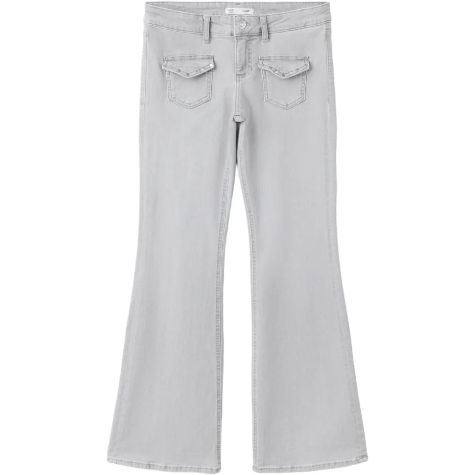 Mango TEEN flared jeans - changeant grijs, foto 2