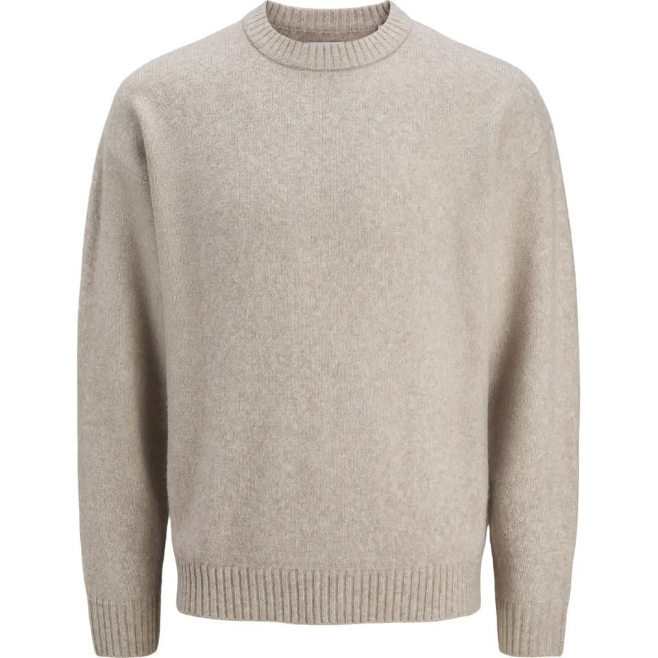 Jack & Jones JUNIOR gebreide trui met wol - beige, foto 3