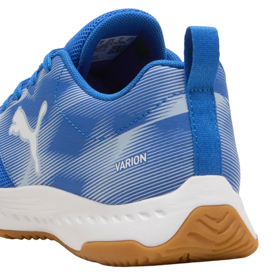 Puma Varion junior imitatieleren voetbalschoenen - kobaltblauw/wit, foto 6
