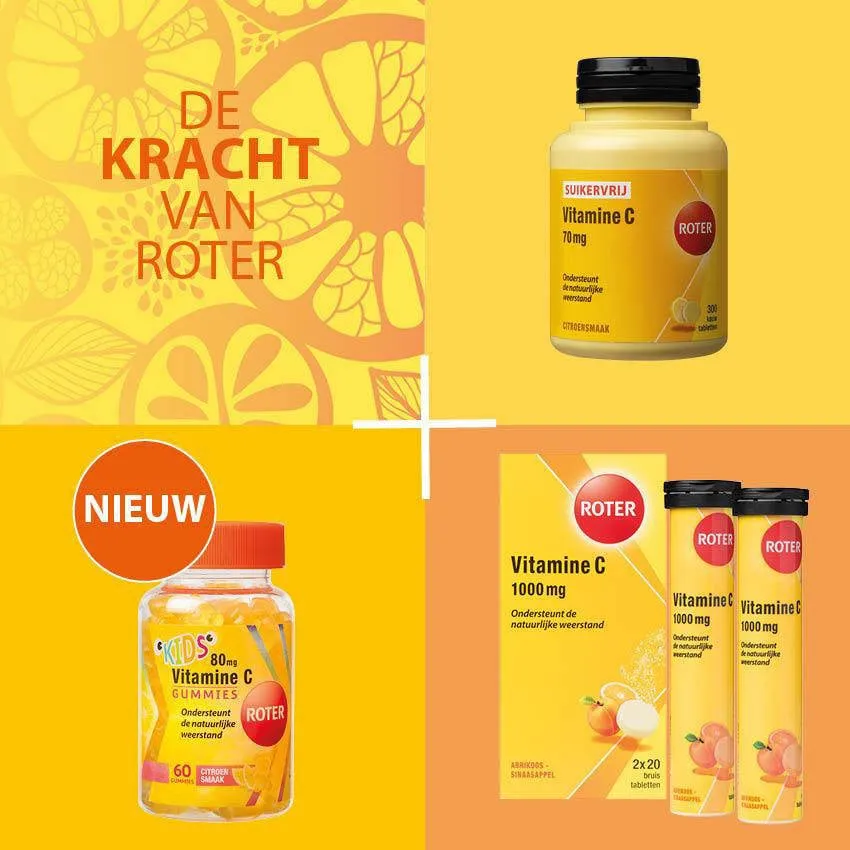 Roter Vitamine C 70 mg suikervrije kauwtabletten, foto 3