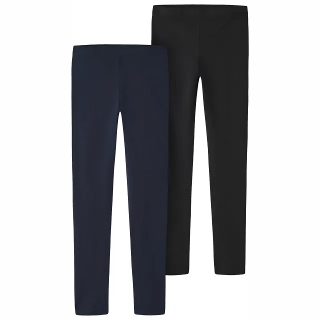 NAME IT KIDS legging donkerblauw/zwart (set van 2), foto 2