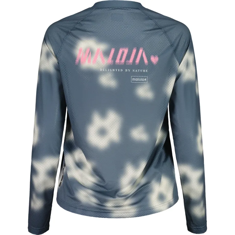 Maloja BaldoM. fietsshirt blauw/grijs, foto 2