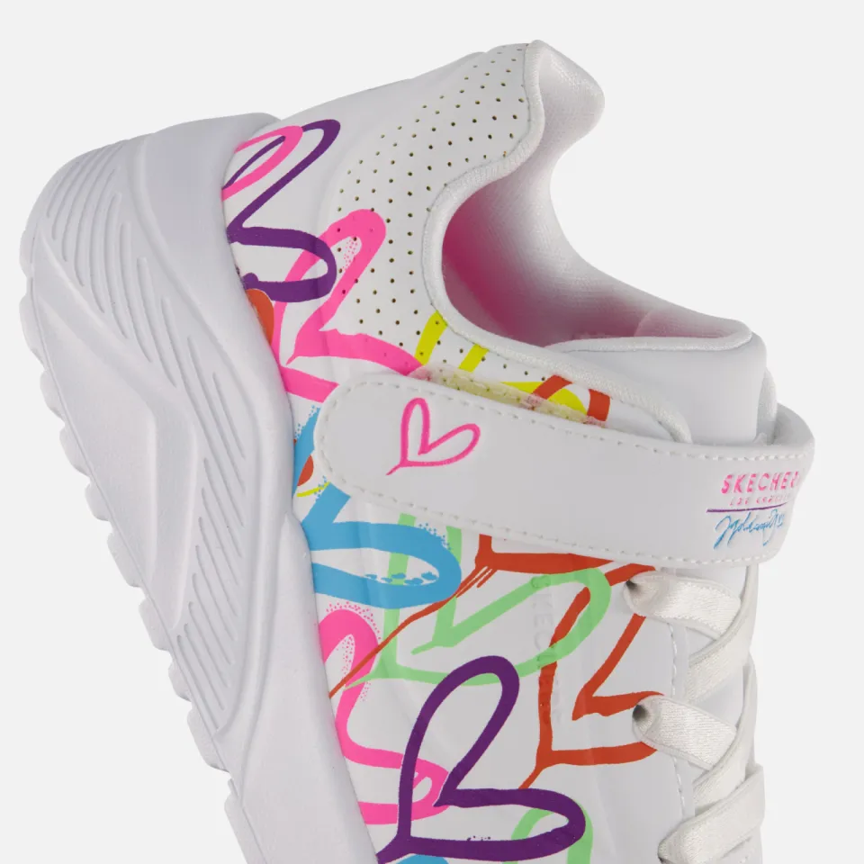 Skechers Uno Lite Love Levitate sneakers wit, foto 6