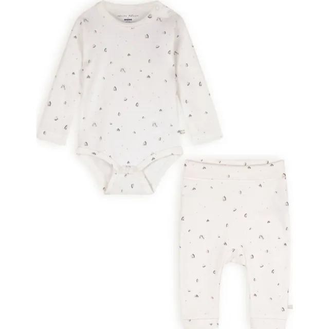 Petite Maison romper + broek Stormy wit