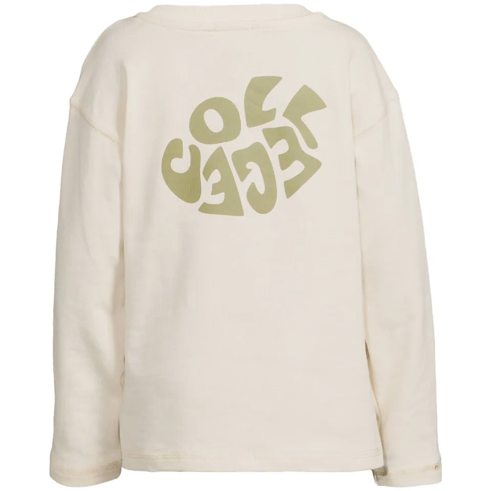 Me & My Monkey rechtvallende longsleeve met backprint ecru, foto 4