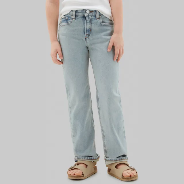 Calvin Klein straight leg jeans - lichtblauw, foto 4