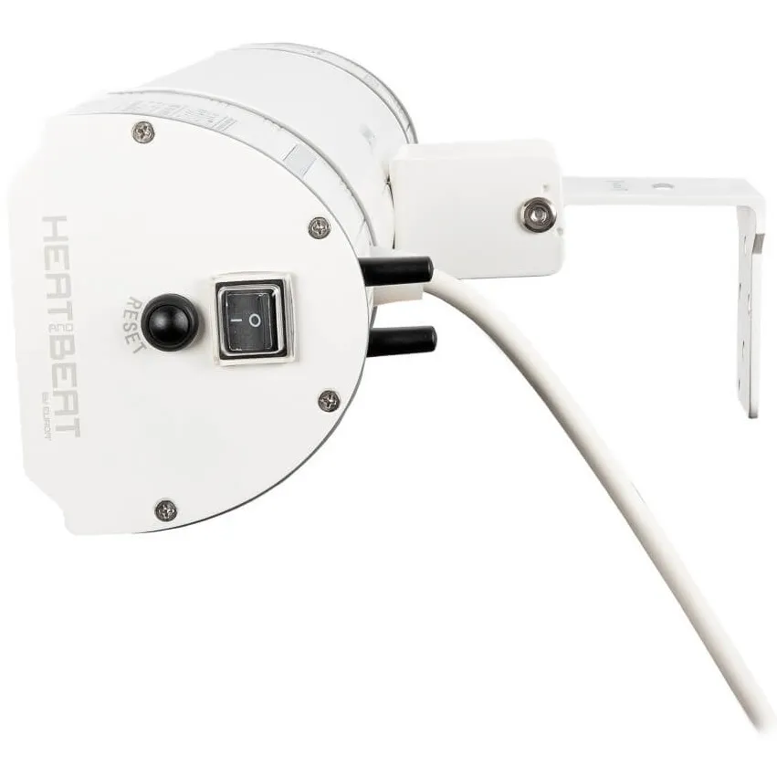 Eurom Heat and Beat terrasverwarmer wit, foto 2