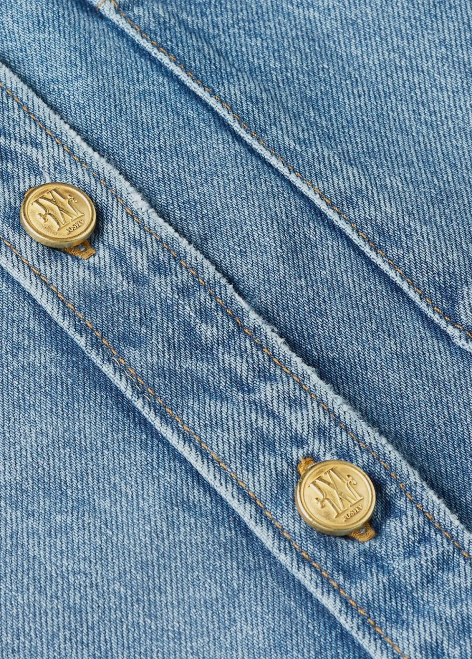JOSH V Dessie denim blouse lichtblauw, foto 3