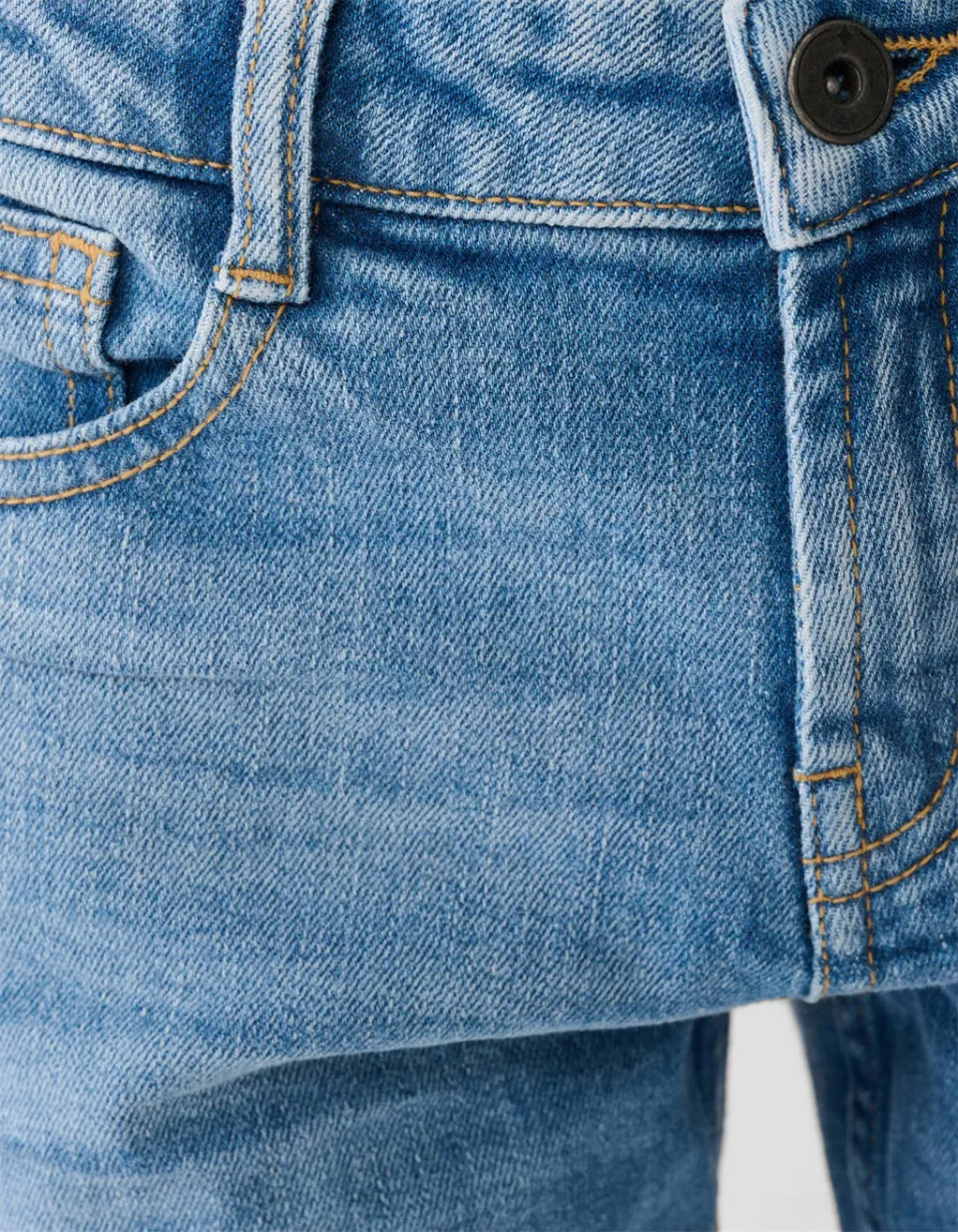 Shoeby slim fit jeans light blue denim, foto 5