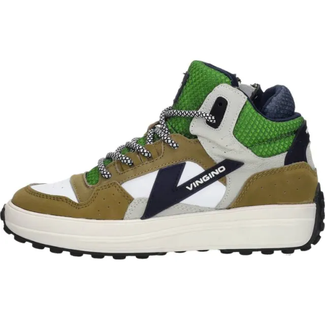 Vingino Vito Mid hoge sneakers groen, foto 2