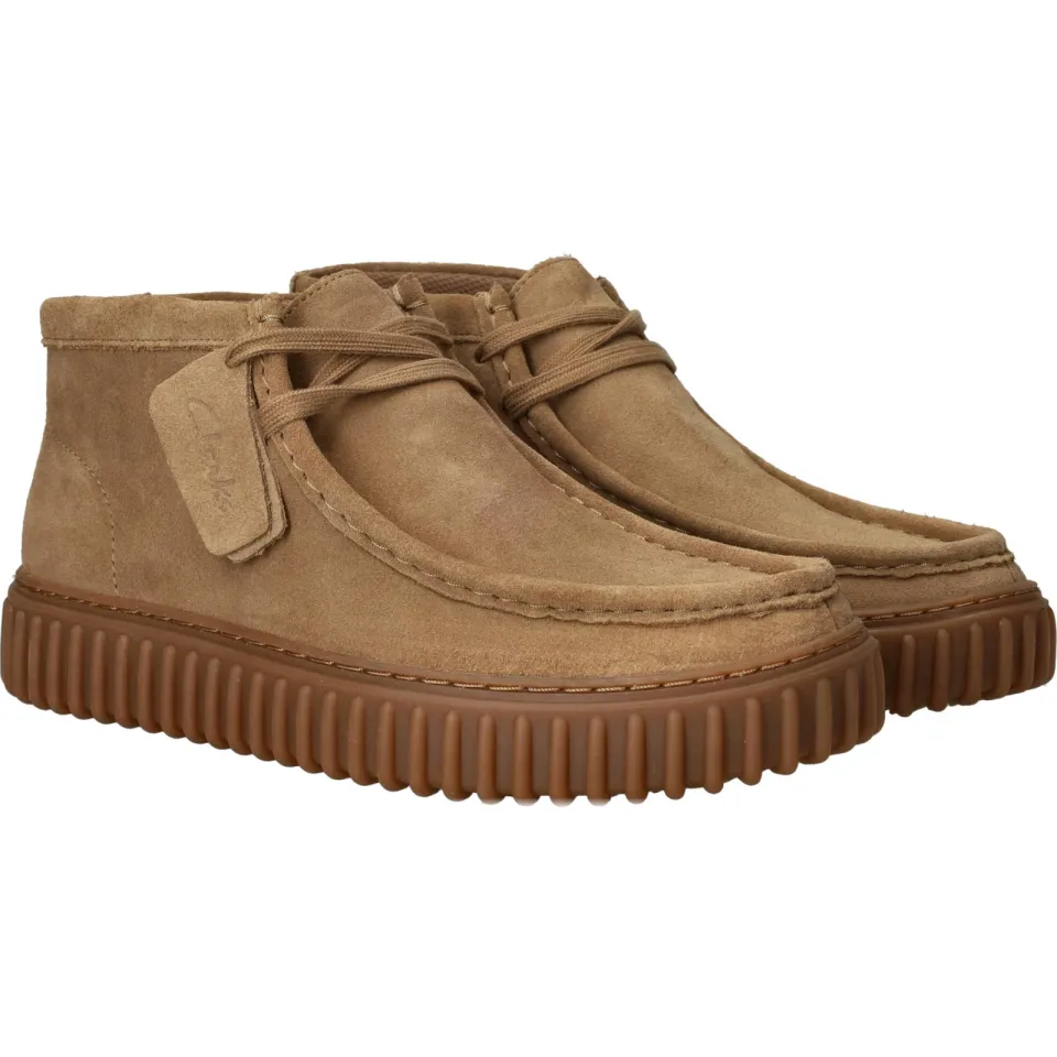 Clarks Torhill Hi Veterboots Jongens Bruin, foto 2