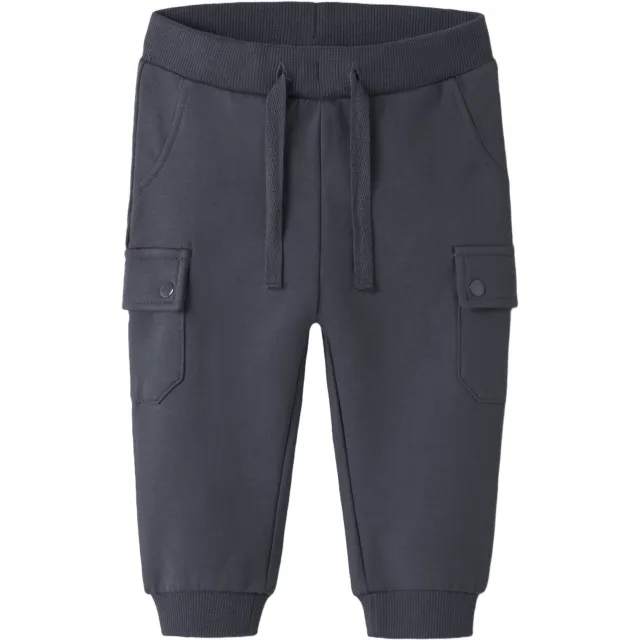 NAME IT BABY cargo joggingbroek blauw