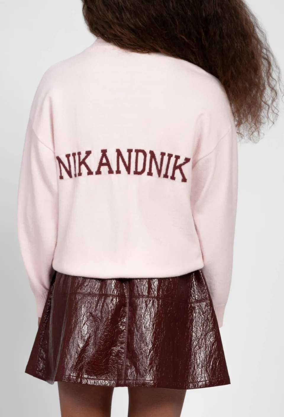 NIK&NIK sweater met backprint lichtroze, foto 4
