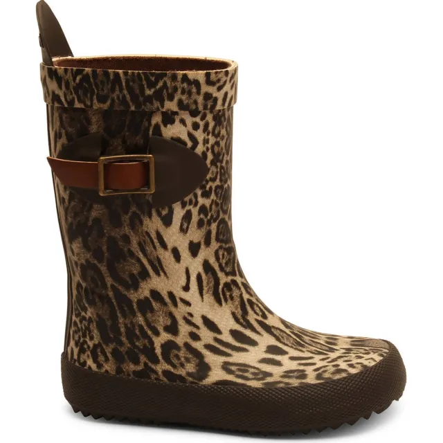 Bisgaard regenlaarzen met panterprint beige/zwart