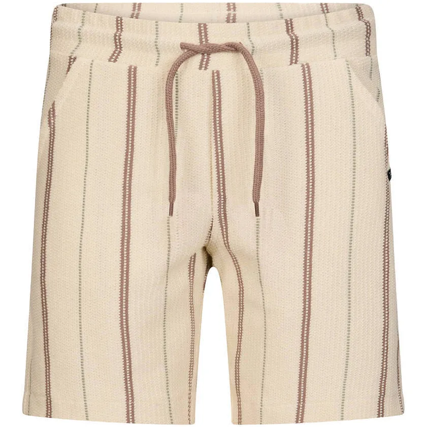 Retour Jeans Italo casual short crème gestreept, foto 2