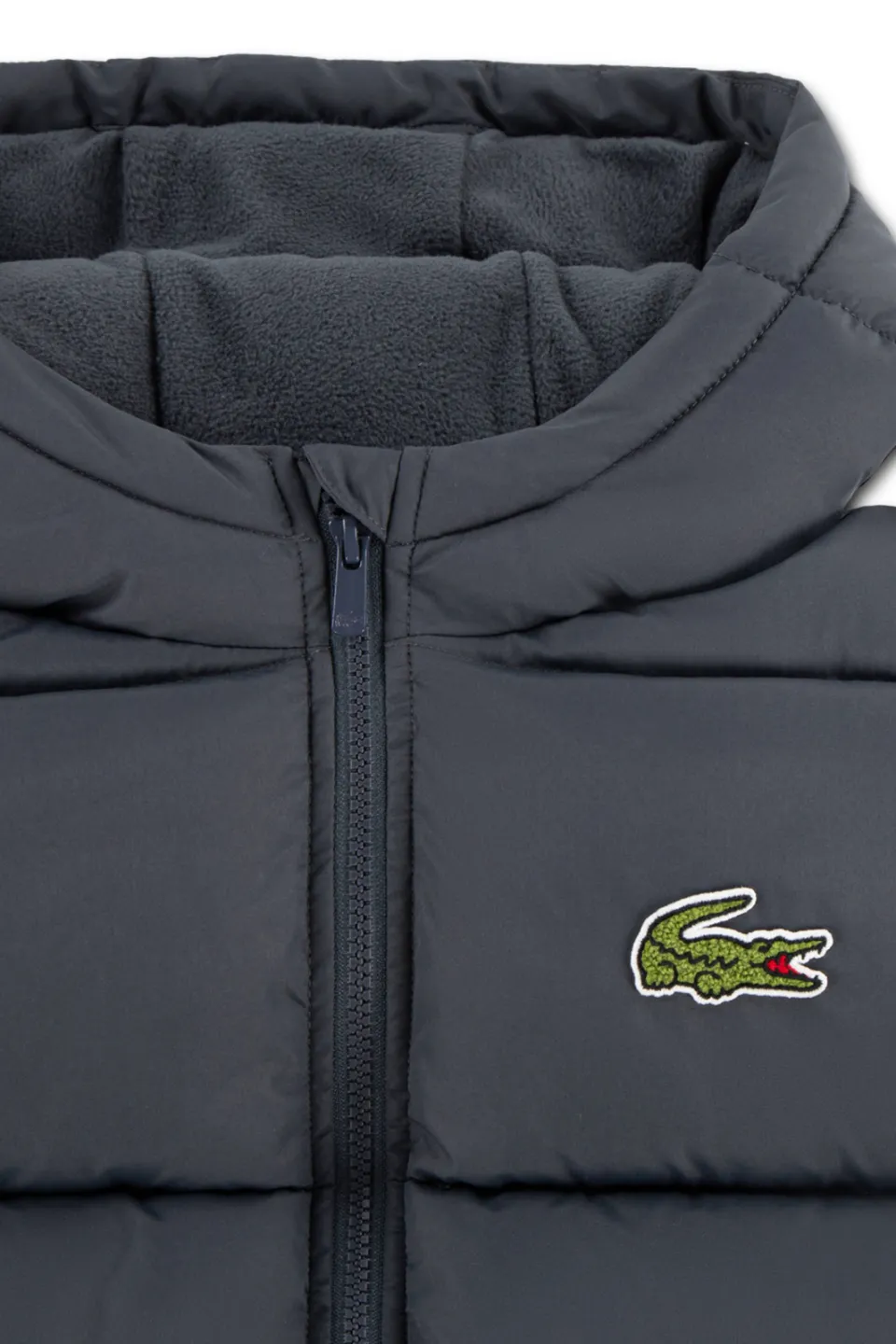 Lacoste gewatteerde jas antraciet, foto 6