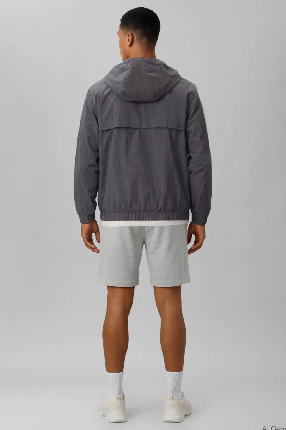 Calvin Klein JEANS relaxed sweatshort grijs, foto 4
