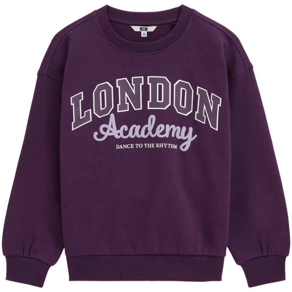 WE Fashion sweater met tekst - paars, foto 2