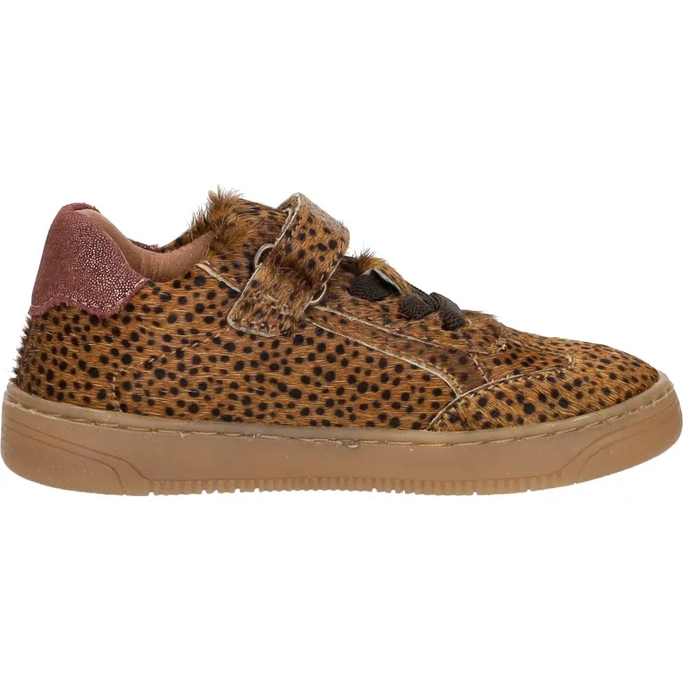 Keq lage sneakers cognac