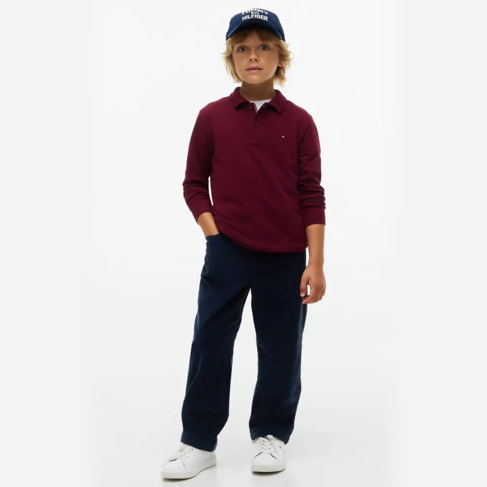 Tommy Hilfiger polo - donkerrood