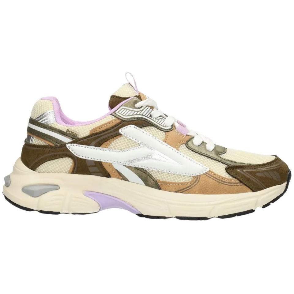 POSH by Poelman Ginny sneakers - groen/ecru/lila