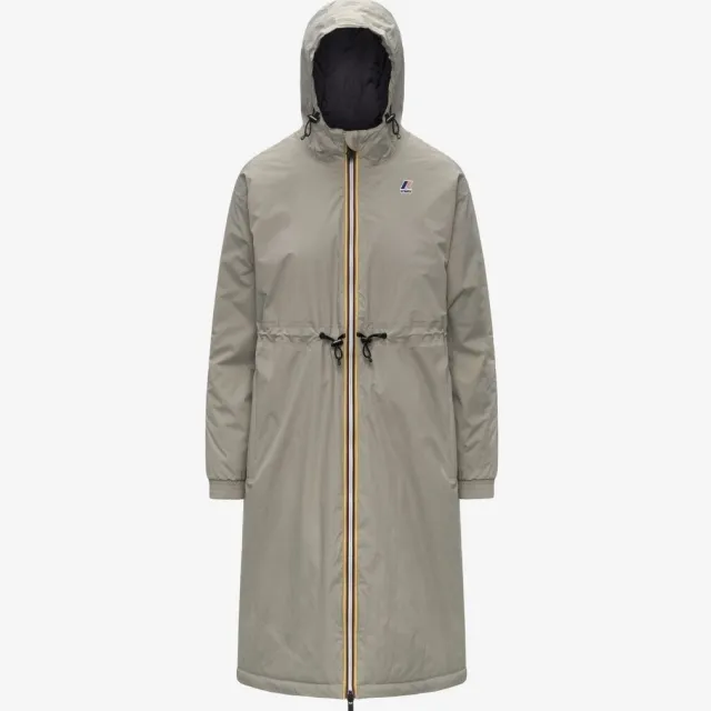 K-way Le Vrai 4.0 Delia Warm lange jas beige