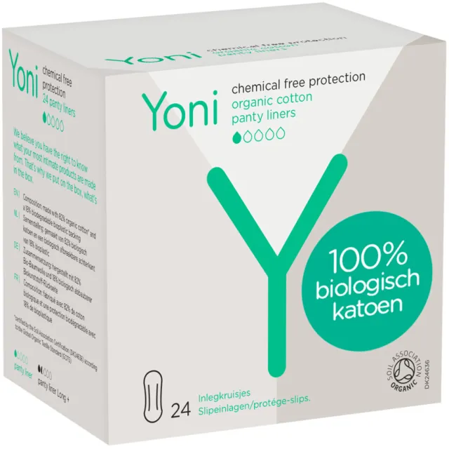 Yoni biologisch katoenen inlegkruisjes light