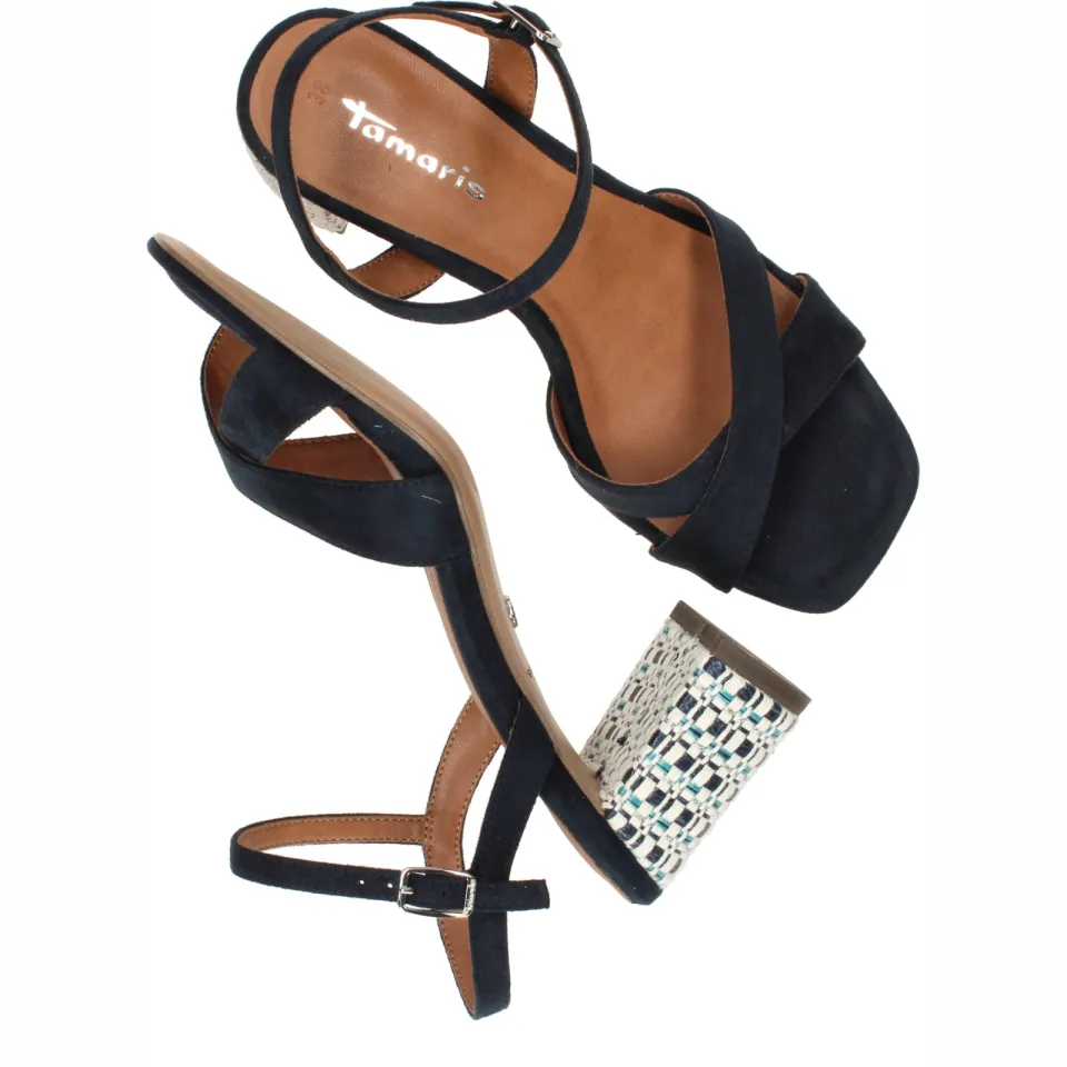 Tamaris sandalette donkerblauw, foto 4